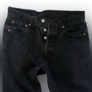 Levi's Black Straight Leg Jeans